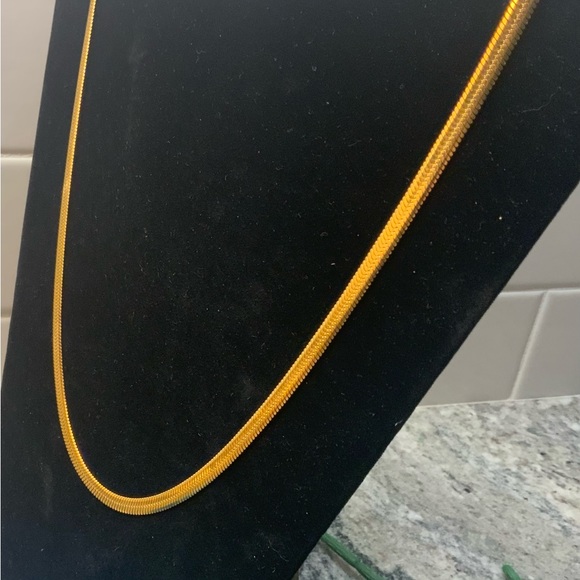 ♥️BRAND NEW from Nordstrom Gold Serpentine 18k gold plated Necklace. - Picture 4 of 6